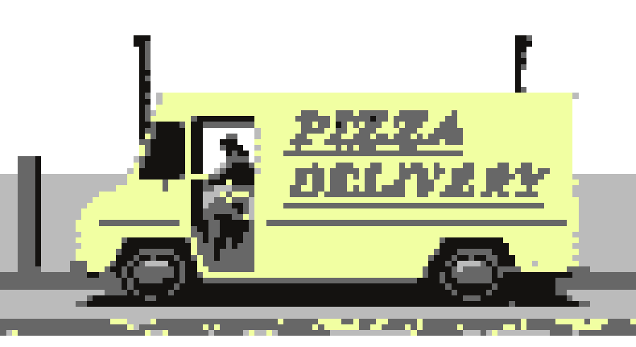 Charles Beauté - gif pizza delivery