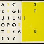Image extraite du specimen du Bifur, Cassandre, Deberny et Peignot, 1929.
